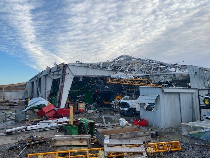Tornado Hits Agricultural Equipment Manufacturer