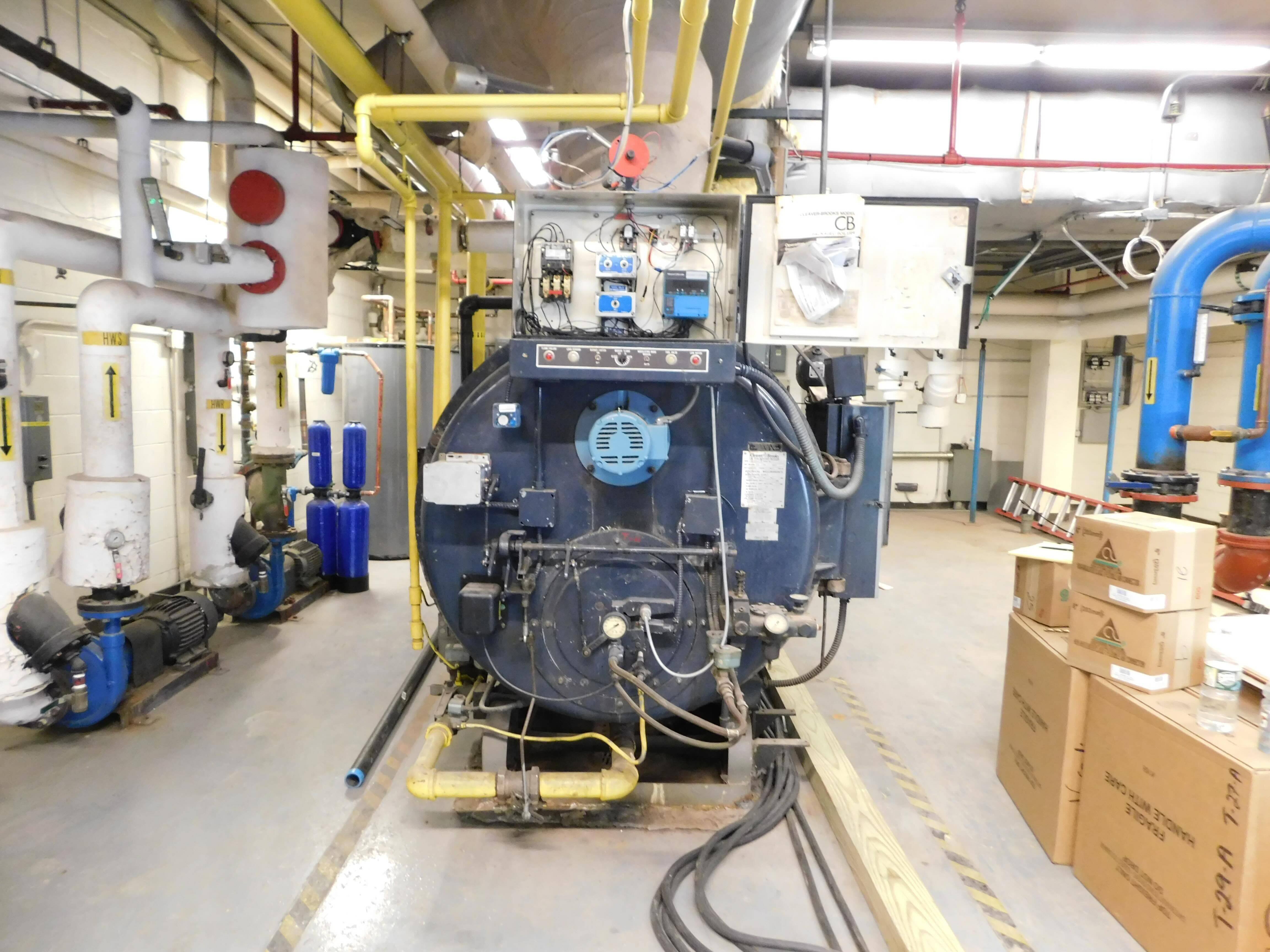 Water Damage at Chemical Feed Water Line