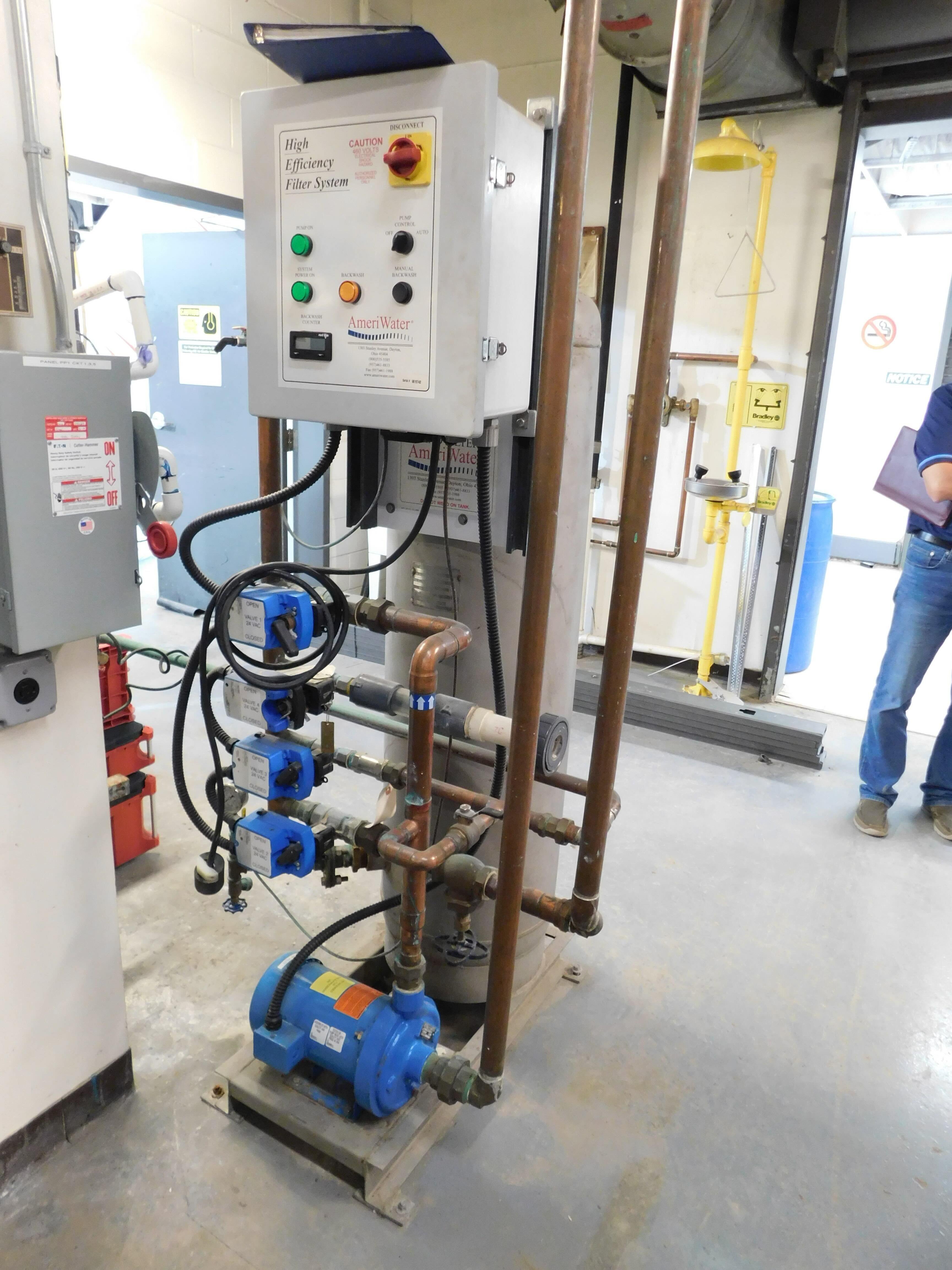 Water Damage at Chemical Feed Water Line