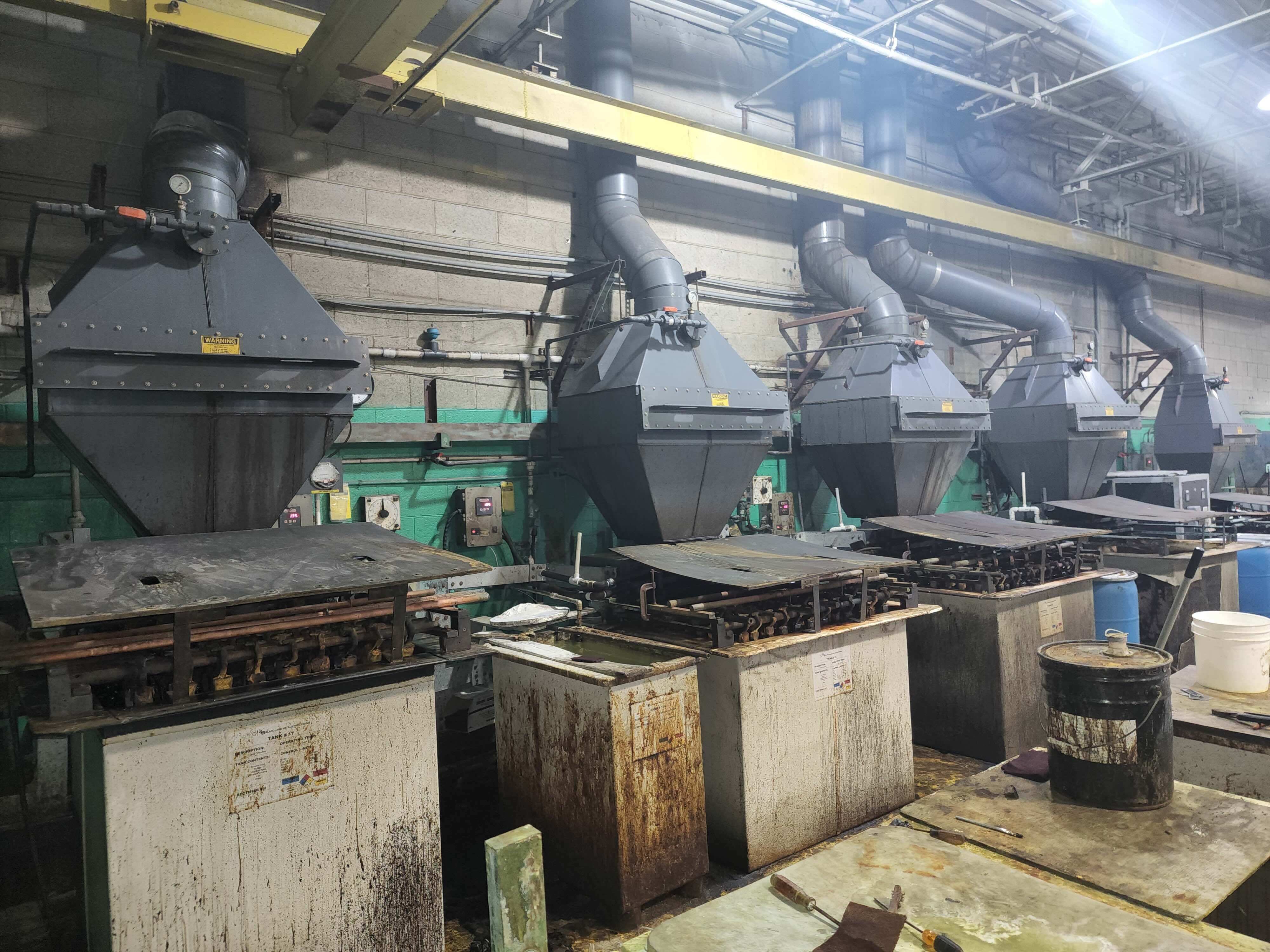 Fire Damage on Metal Processing Equipment