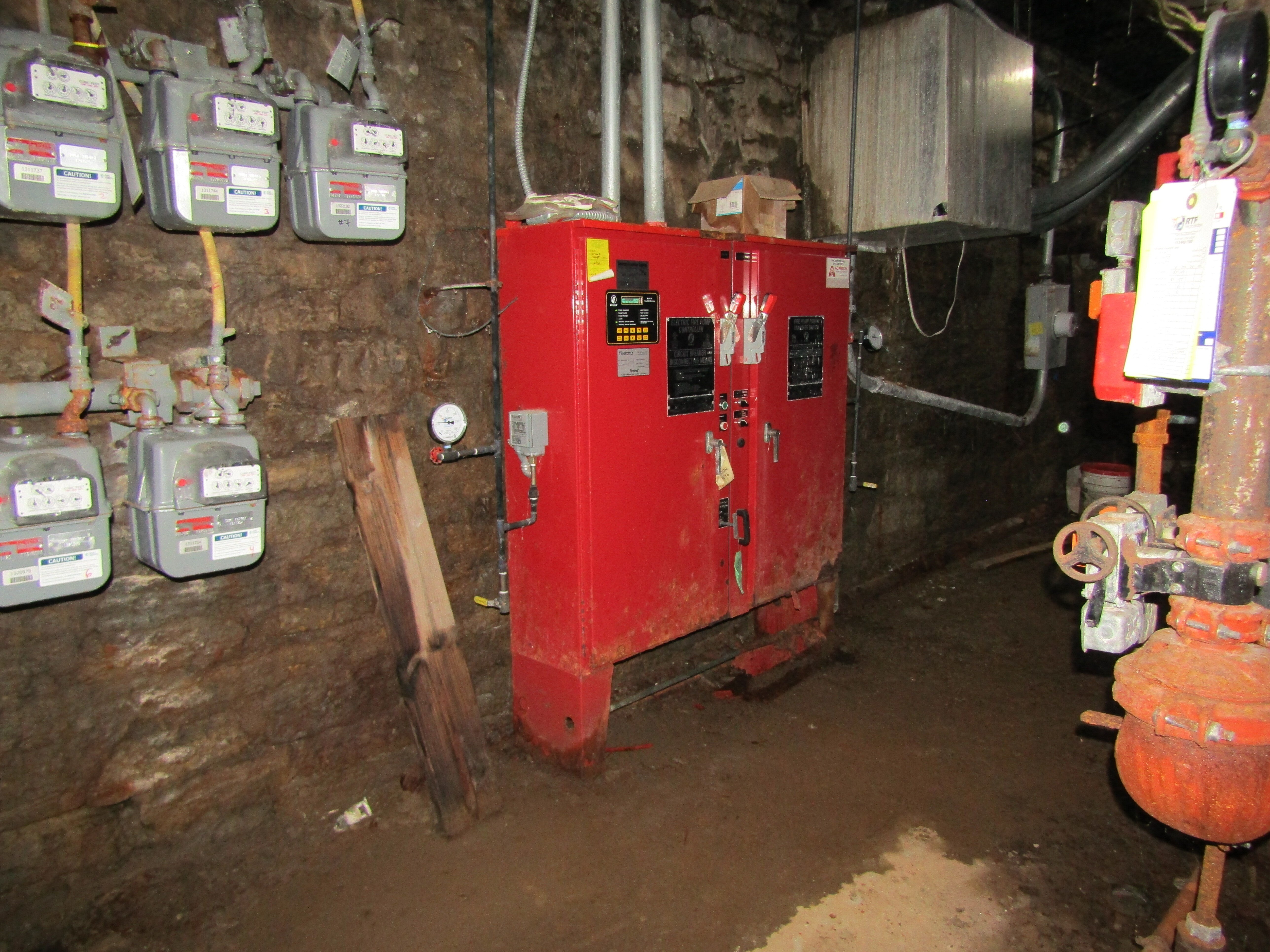 Water Damage with Fire Pump System