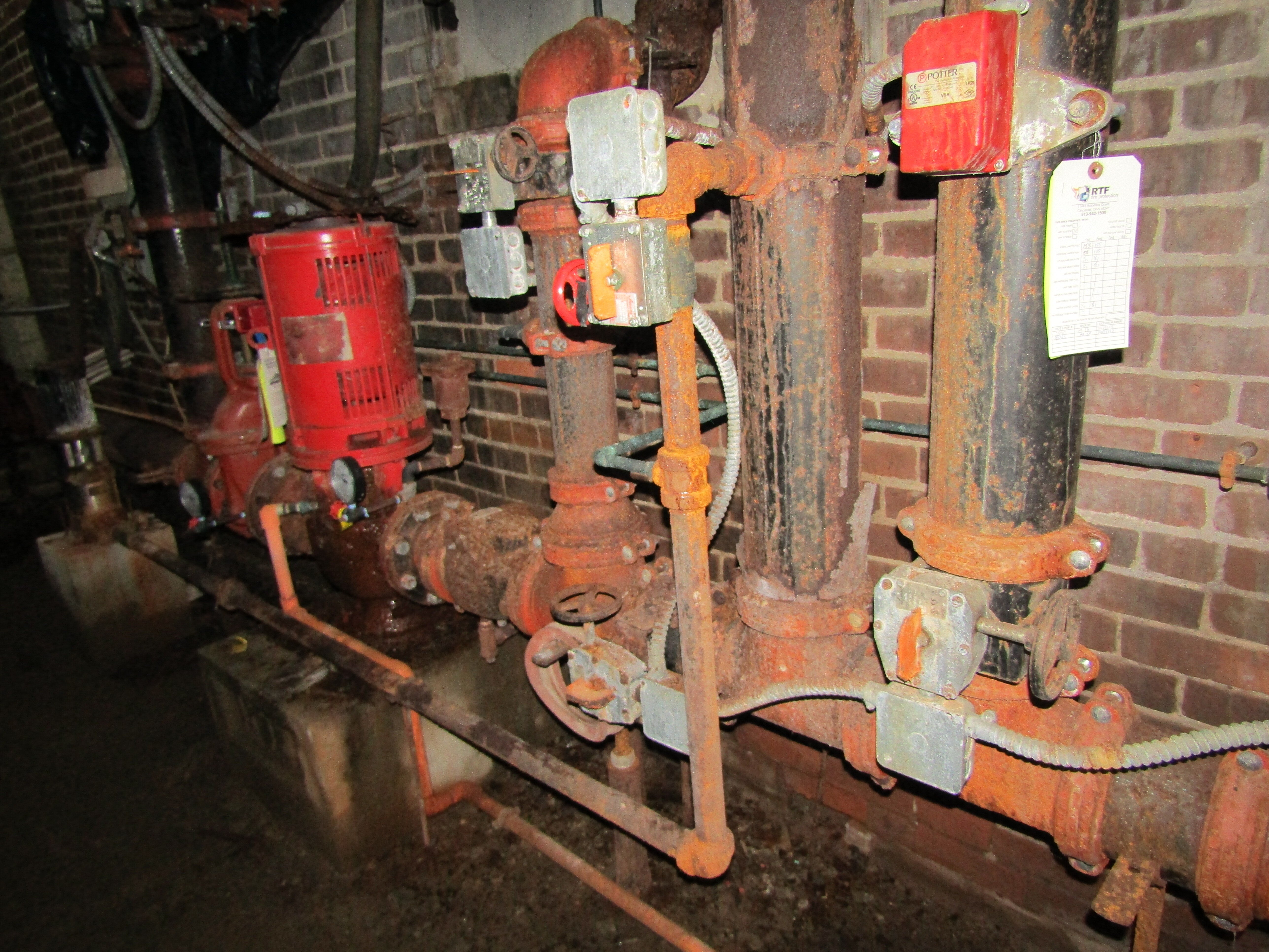 Water Damage with Fire Pump System