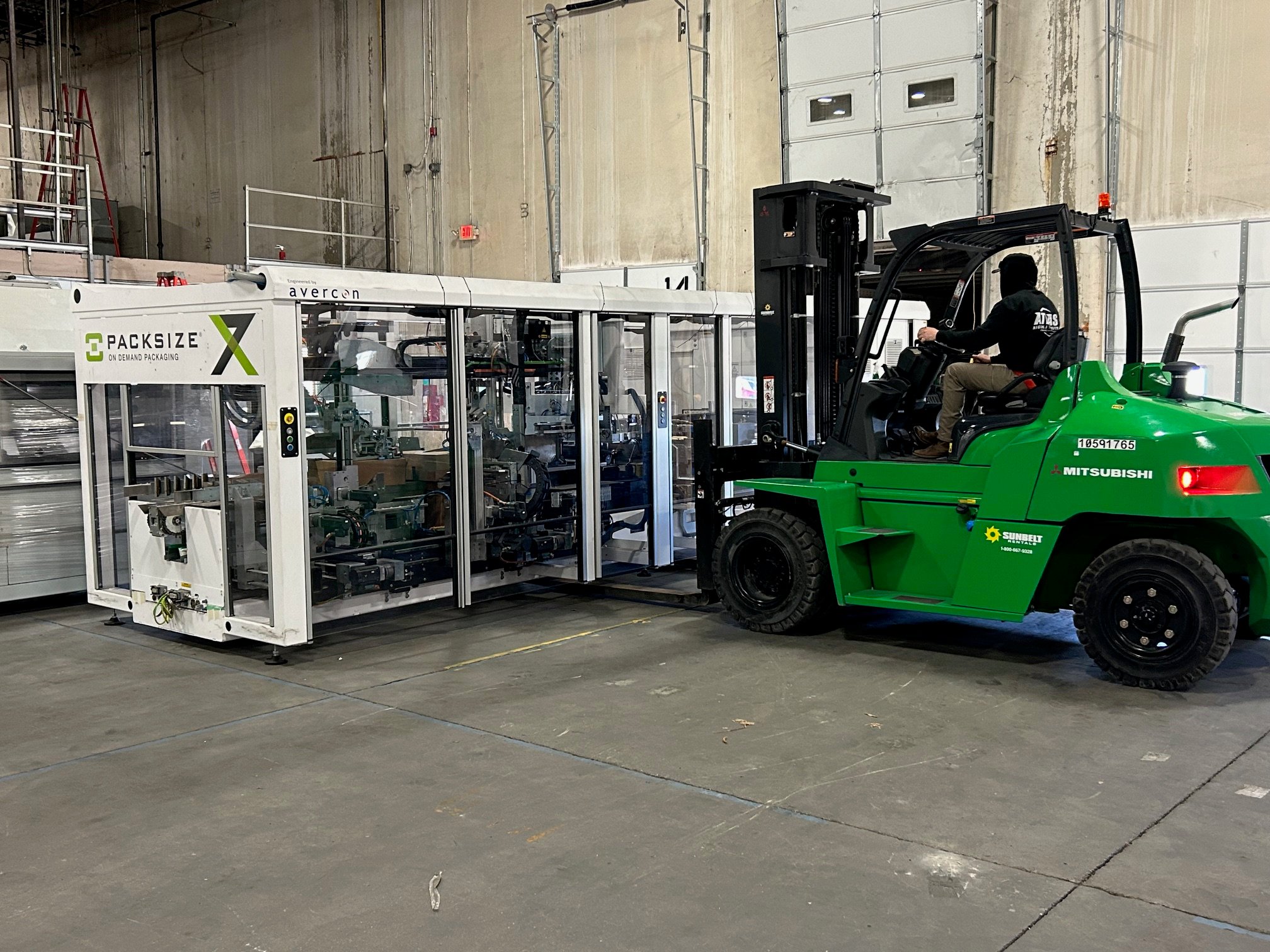 Damaged in Transit - Corrugated Box Making Machine