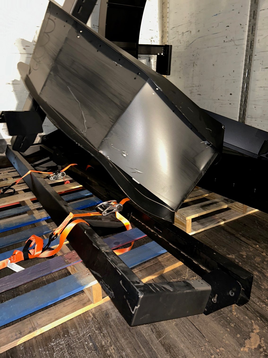 Damaged in Transit - Corrugated Box Making Machine