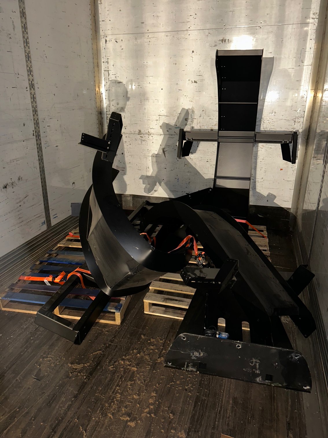 Damaged in Transit - Corrugated Box Making Machine