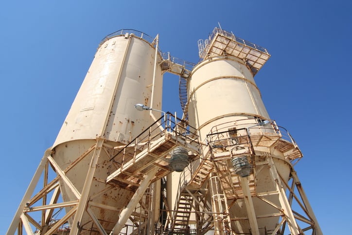 Fire Damage at Concrete Batch Plant