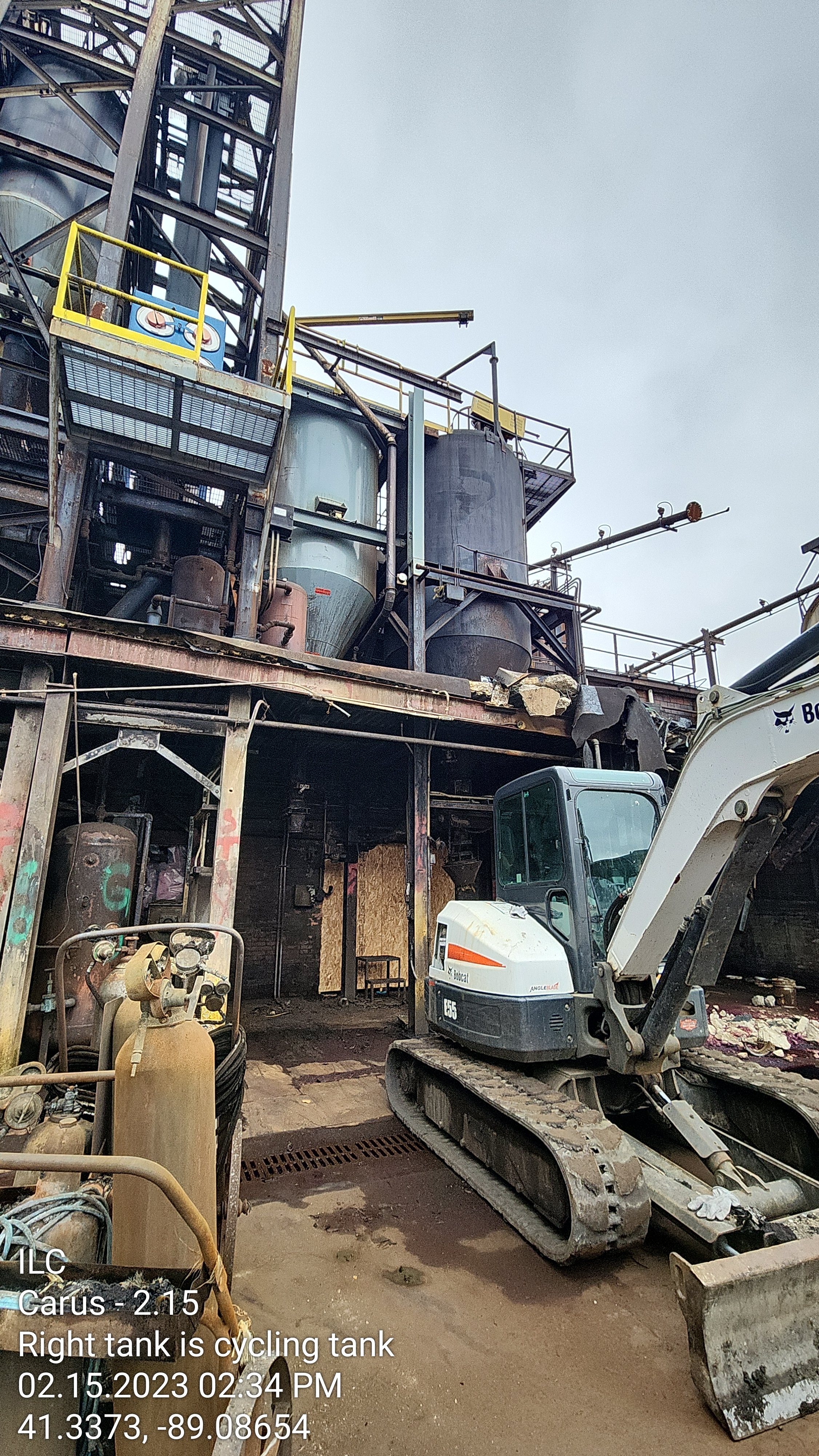 Fire at Chemical Processing Facility